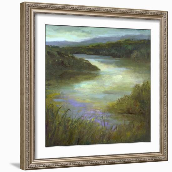 Edge of the Lake-Sheila Finch-Framed Art Print