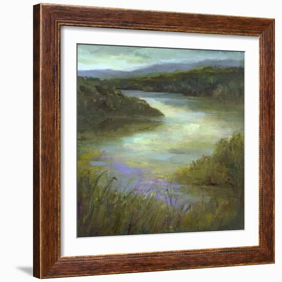 Edge of the Lake-Sheila Finch-Framed Art Print