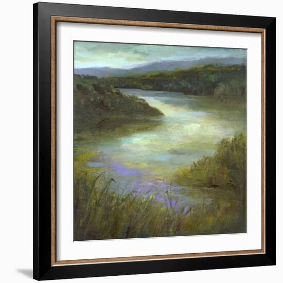 Edge of the Lake-Sheila Finch-Framed Art Print