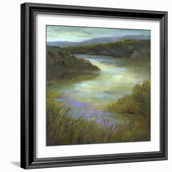 Edge of the Lake-Sheila Finch-Framed Art Print