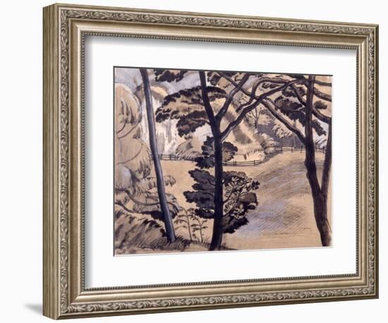 Edge of the Wood, 1914-15 (Pen & Ink and Wash on Paper)`-Paul Nash-Framed Giclee Print