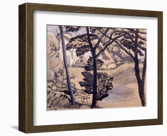 Edge of the Wood, 1914-15 (Pen & Ink and Wash on Paper)`-Paul Nash-Framed Giclee Print