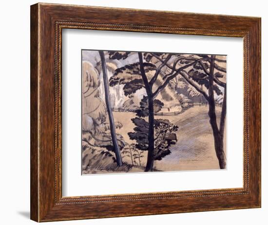 Edge of the Wood, 1914-15 (Pen & Ink and Wash on Paper)`-Paul Nash-Framed Giclee Print