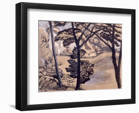 Edge of the Wood, 1914-15 (Pen & Ink and Wash on Paper)`-Paul Nash-Framed Giclee Print