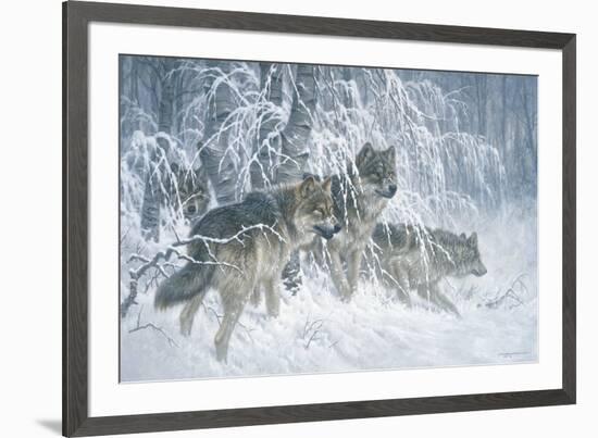 Edge of Winter (detail)-Larry Fanning-Framed Art Print