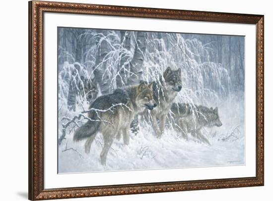 Edge of Winter (detail)-Larry Fanning-Framed Art Print