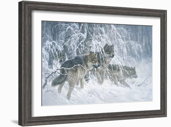 Edge of Winter (detail)-Larry Fanning-Framed Art Print