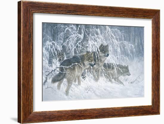 Edge of Winter (detail)-Larry Fanning-Framed Art Print