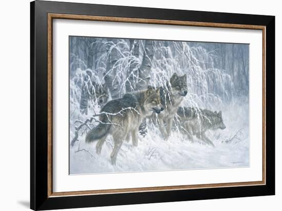 Edge of Winter (detail)-Larry Fanning-Framed Art Print