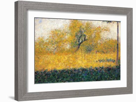 Edge of Wood-Georges Seurat-Framed Giclee Print