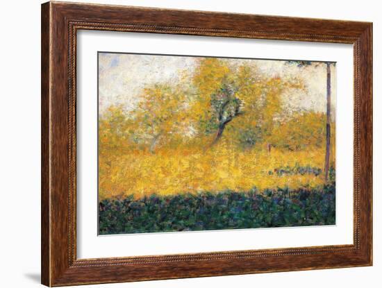 Edge of Wood-Georges Seurat-Framed Giclee Print