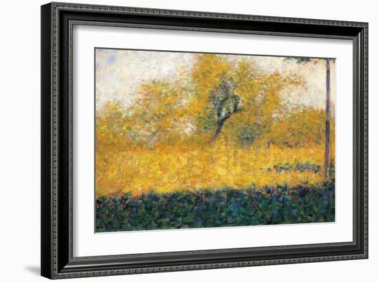 Edge of Wood-Georges Seurat-Framed Giclee Print