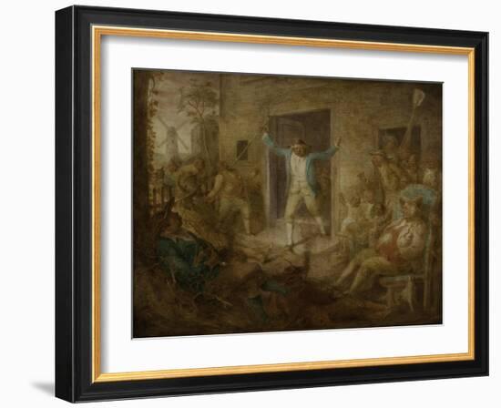 Edict of William the Testy Against Tobacco, 1865-John Quidor-Framed Giclee Print