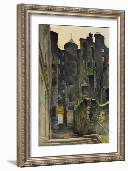 Edinburgh: Advocates' Close-null-Framed Art Print