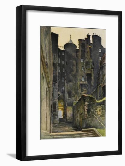 Edinburgh: Advocates' Close-null-Framed Art Print