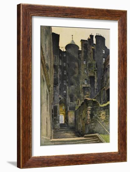 Edinburgh: Advocates' Close-null-Framed Art Print