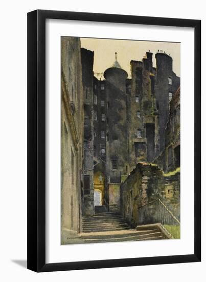 Edinburgh: Advocates' Close-null-Framed Art Print