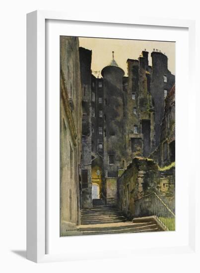 Edinburgh: Advocates' Close-null-Framed Art Print