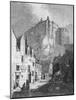 'Edinburgh Castle', 1843, (1845)-John Jackson-Mounted Giclee Print