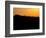 Edinburgh castle and city skyline at sunset, Scotland-AdventureArt-Framed Photographic Print