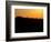 Edinburgh castle and city skyline at sunset, Scotland-AdventureArt-Framed Photographic Print