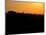 Edinburgh castle and city skyline at sunset, Scotland-AdventureArt-Mounted Photographic Print