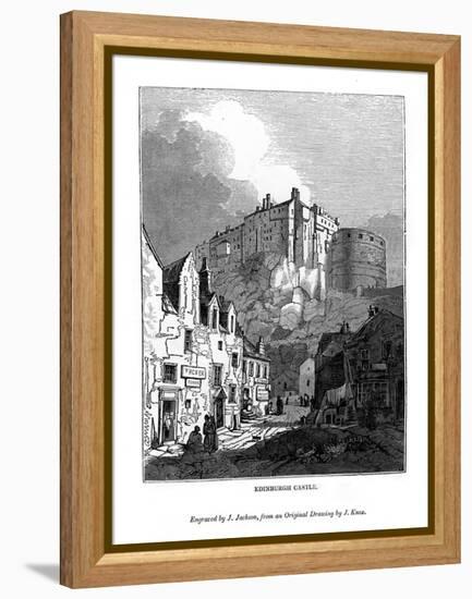 Edinburgh Castle, C1535-1570-J Jackson-Framed Premier Image Canvas