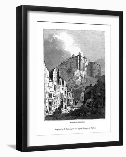 Edinburgh Castle, C1535-1570-J Jackson-Framed Giclee Print
