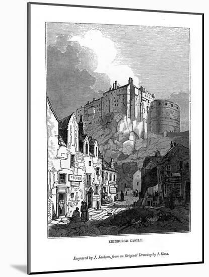Edinburgh Castle, C1535-1570-J Jackson-Mounted Giclee Print