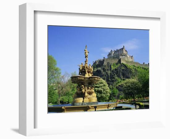 Edinburgh Castle, Edinburgh, Lothian, Scotland, UK, Europe-Roy Rainford-Framed Photographic Print