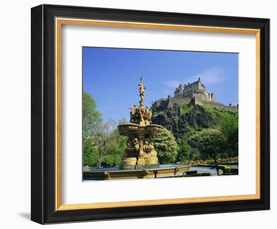 Edinburgh Castle, Edinburgh, Lothian, Scotland, UK, Europe-Roy Rainford-Framed Photographic Print