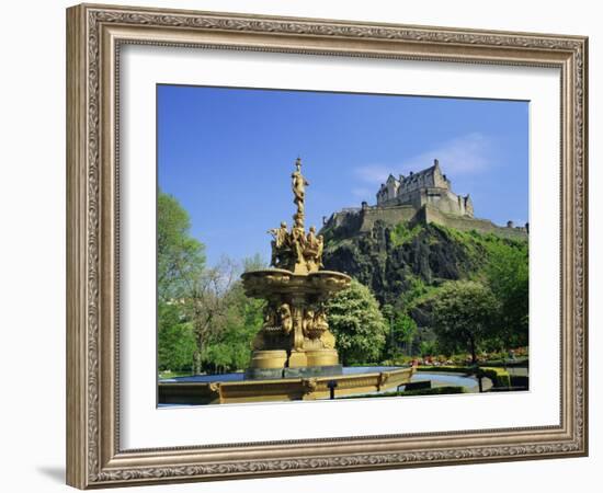 Edinburgh Castle, Edinburgh, Lothian, Scotland, UK, Europe-Roy Rainford-Framed Photographic Print