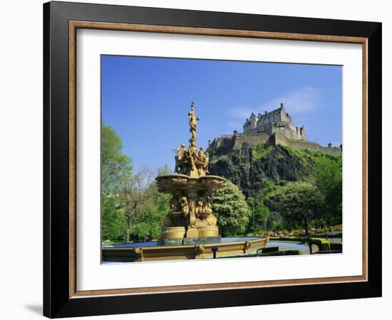Edinburgh Castle, Edinburgh, Lothian, Scotland, UK, Europe-Roy Rainford-Framed Photographic Print