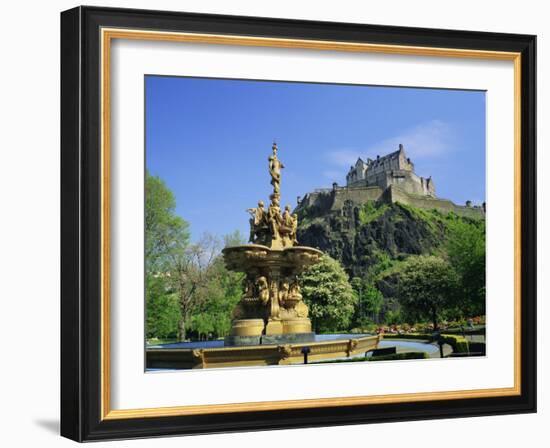 Edinburgh Castle, Edinburgh, Lothian, Scotland, UK, Europe-Roy Rainford-Framed Photographic Print