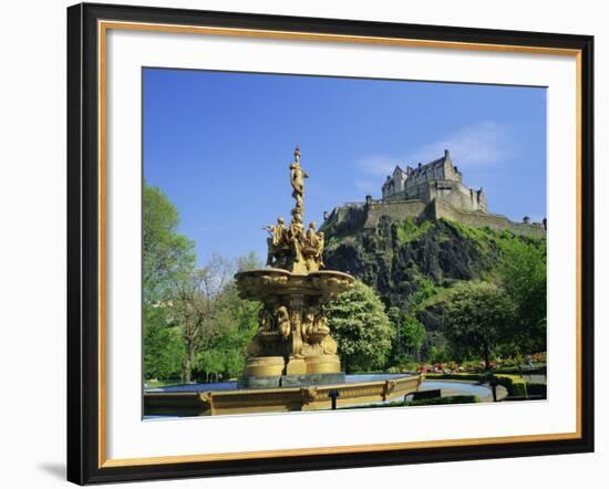 Edinburgh Castle, Edinburgh, Lothian, Scotland, UK, Europe-Roy Rainford-Framed Photographic Print