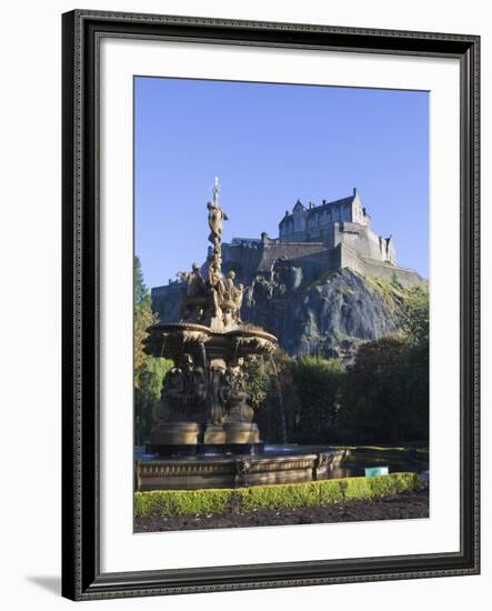 Edinburgh Castle, Edinburgh, Lothian, Scotland, Uk-null-Framed Photographic Print
