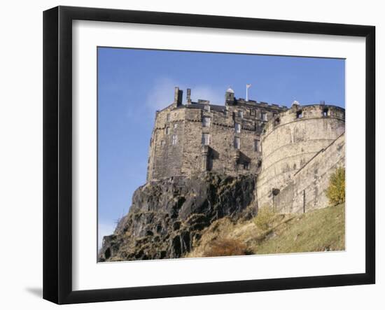 Edinburgh Castle, Edinburgh, Lothian, Scotland, United Kingdom-R H Productions-Framed Photographic Print