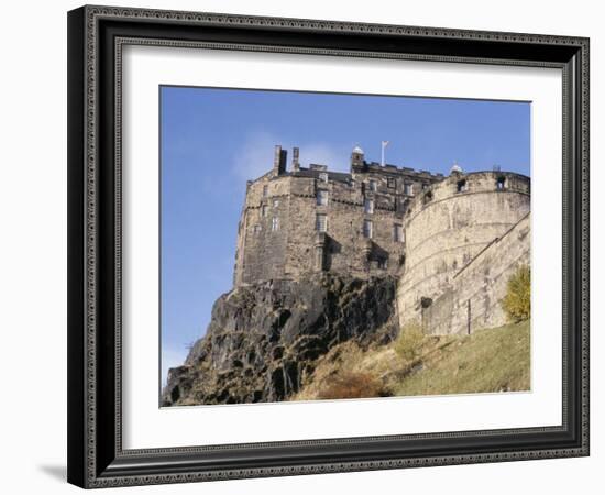 Edinburgh Castle, Edinburgh, Lothian, Scotland, United Kingdom-R H Productions-Framed Photographic Print