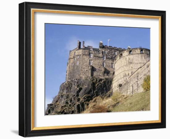 Edinburgh Castle, Edinburgh, Lothian, Scotland, United Kingdom-R H Productions-Framed Photographic Print