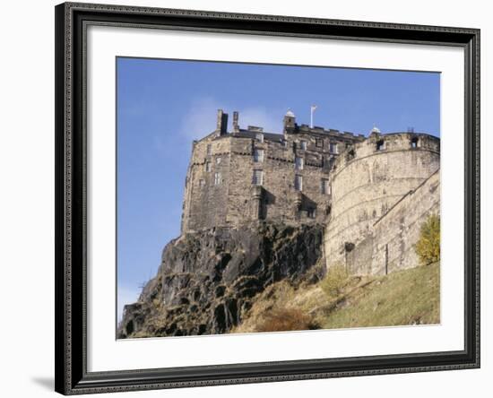Edinburgh Castle, Edinburgh, Lothian, Scotland, United Kingdom-R H Productions-Framed Photographic Print