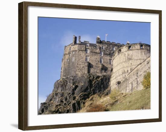 Edinburgh Castle, Edinburgh, Lothian, Scotland, United Kingdom-R H Productions-Framed Photographic Print