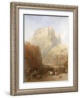 Edinburgh Castle from the Grassmarket, 1837-David Roberts-Framed Giclee Print