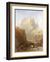 Edinburgh Castle from the Grassmarket, 1837-David Roberts-Framed Giclee Print