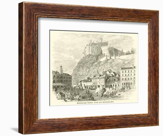 Edinburgh Castle, from the Grassmarket--Framed Giclee Print