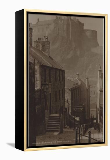 Edinburgh Castle from Vennel-null-Framed Premier Image Canvas