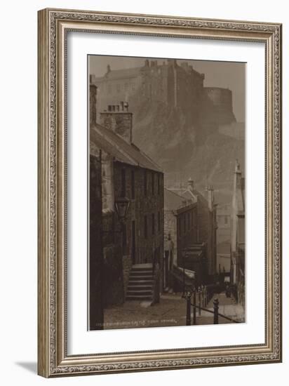 Edinburgh Castle from Vennel-null-Framed Photographic Print