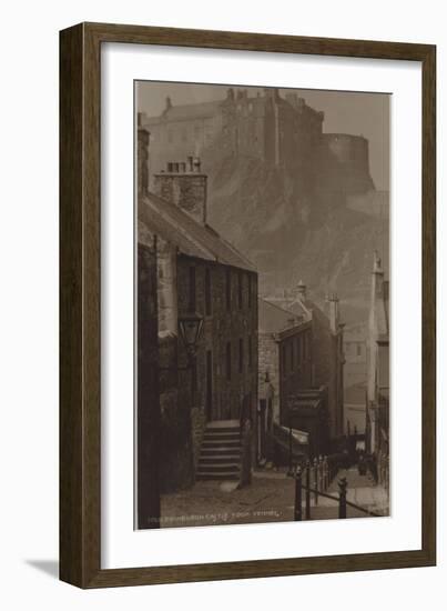 Edinburgh Castle from Vennel-null-Framed Photographic Print