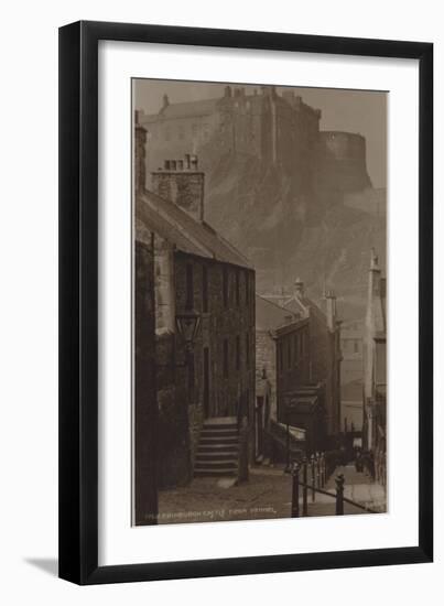 Edinburgh Castle from Vennel-null-Framed Photographic Print