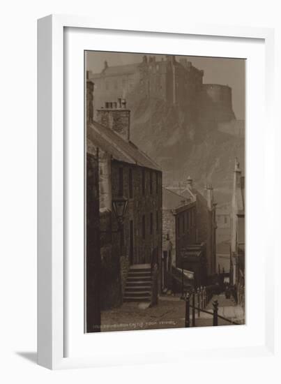 Edinburgh Castle from Vennel-null-Framed Photographic Print