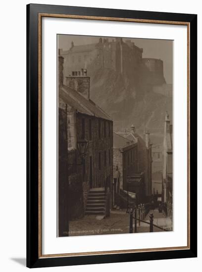 Edinburgh Castle from Vennel-null-Framed Photographic Print